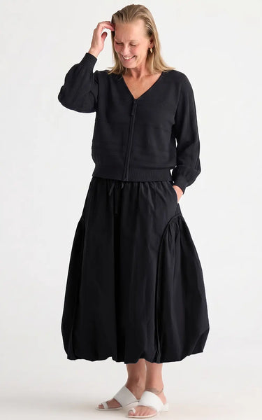 ZAKET & PLOVER - BALLOON SKIRT - BLACK