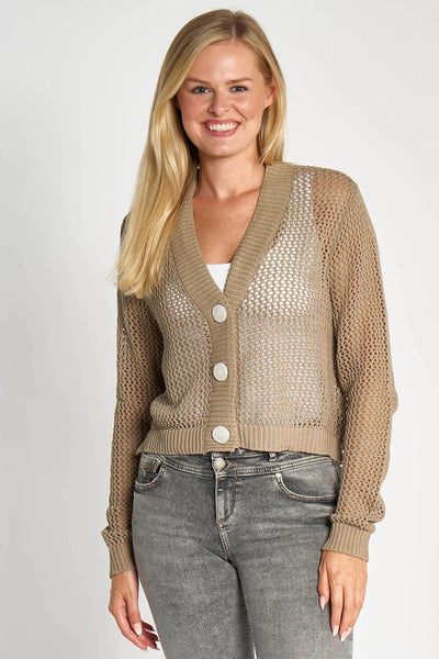 ZHRILL - KAJA CARDIGAN - OLIVE