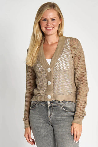 ZHRILL - KAJA CARDIGAN - OLIVE