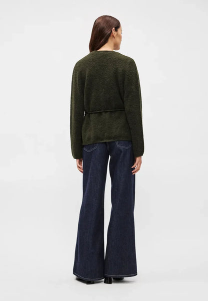 MSCH - MIABELLE HOPE WRAP CARDIGAN - ROSIN MELANGE
