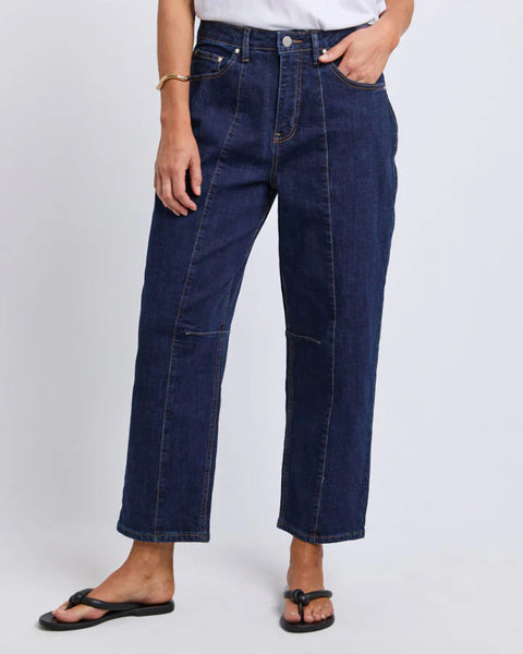 Foxwood - AMBROSE BARREL JEAN - INDIGO DENIM
