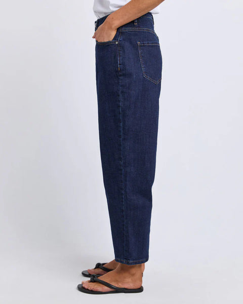 Foxwood - AMBROSE BARREL JEAN - INDIGO DENIM