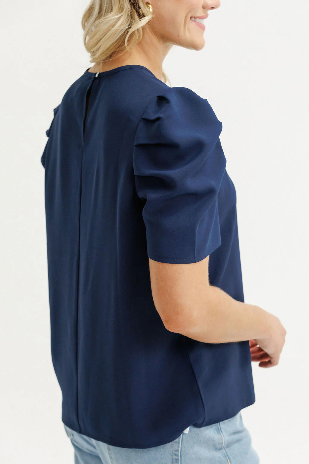 HOMELEE -THEA TOP - NAVY