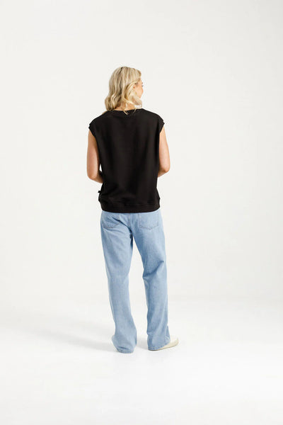 Homelee ALPINE SAILOR TEE - BLACK w BLACK X