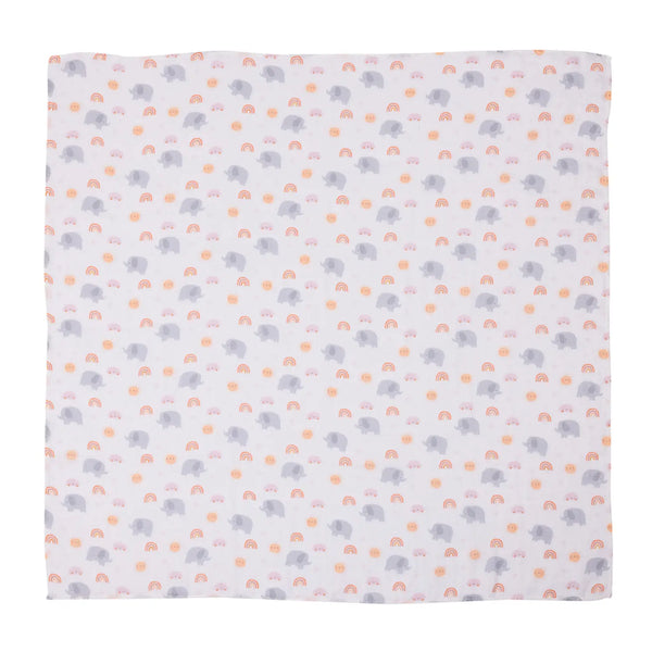 SPLOSH BABY ELEPHANT MUSLIN WRAP