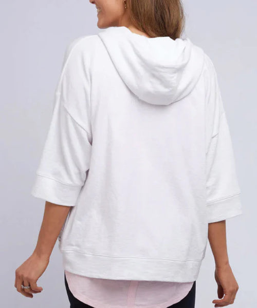 ELM - BEACHY ZIP HOODIE - WHITE