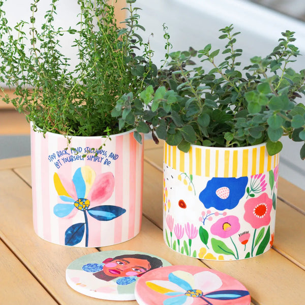 SPLOSH - BILLIE GIRL CERAMIC PLANTER