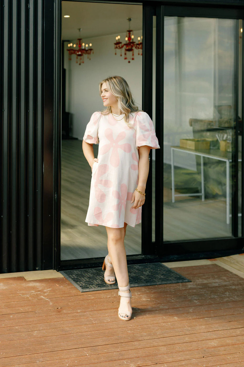 Homelee IVY DRESS - BLOSSOM DAISIES