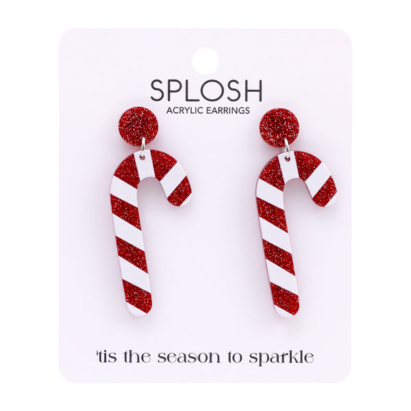 SPLOSH - Christmas Candy Cane Earrings