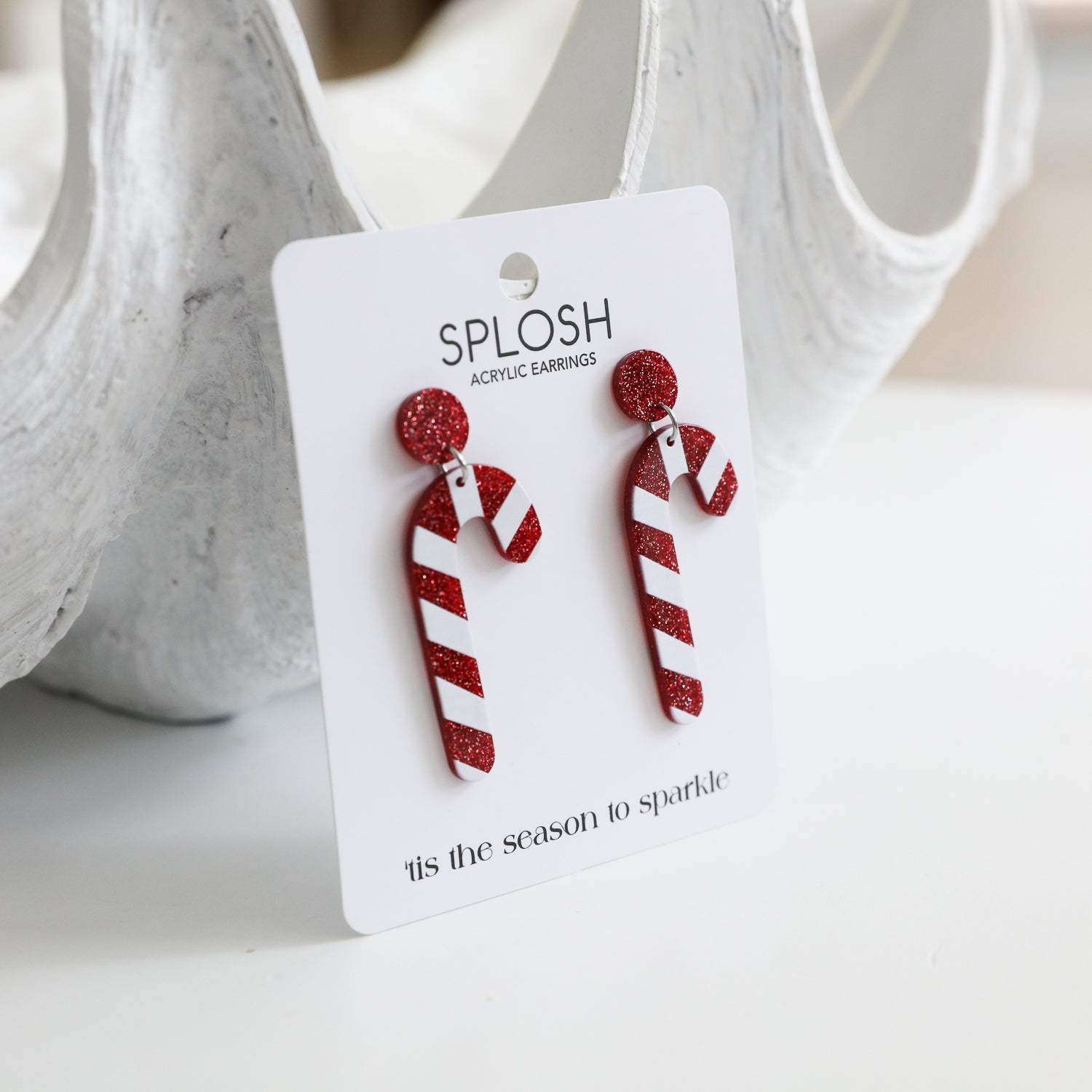 SPLOSH - Christmas Candy Cane Earrings