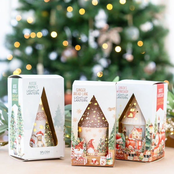 SPLOSH - CHRISTMAS LIGHT UP GINGERBREAD HOUSE