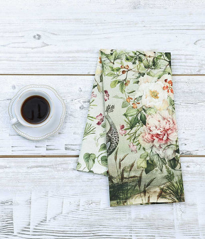 MM Linen CHINOISERIE Tea Towel