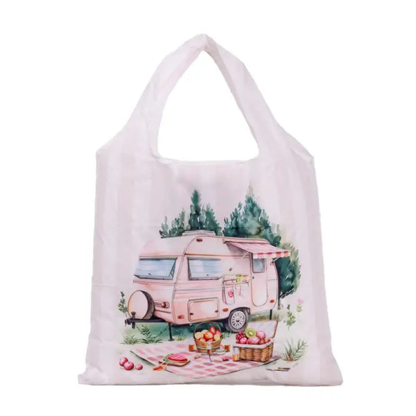 SPLOSH - CARAVAN FOLDABLE SHOPPING BAG - PINK