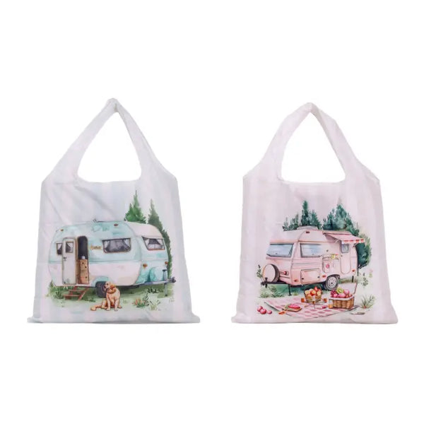 SPLOSH - CARAVAN FOLDABLE SHOPPING BAG - PINK