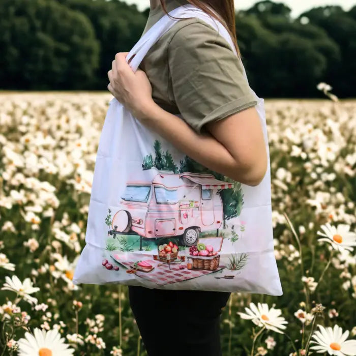 SPLOSH - CARAVAN FOLDABLE SHOPPING BAG - PINK