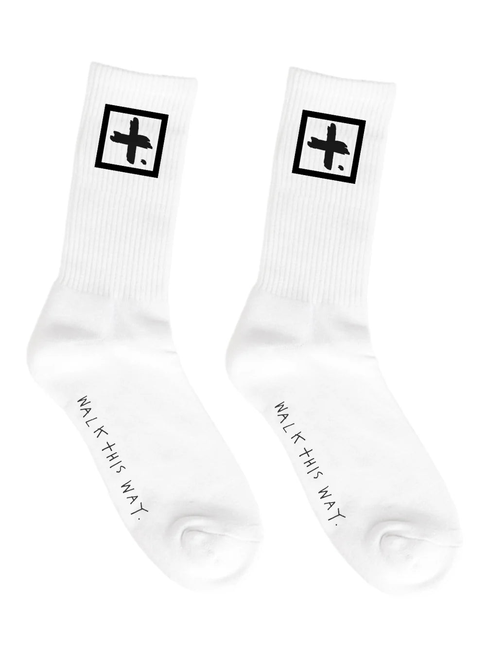 Federation - CUBE SOCK - WHITE 2 PACK