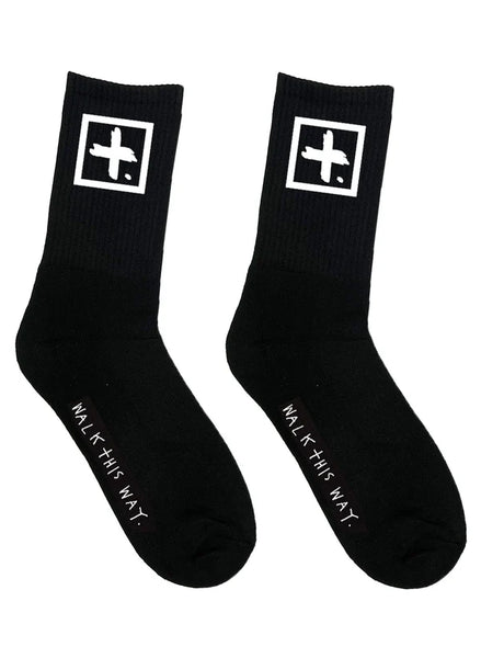 Federation - CUBE SOCK - BLACK 2 PACK