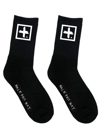 Federation - CUBE SOCK - BLACK 2 PACK