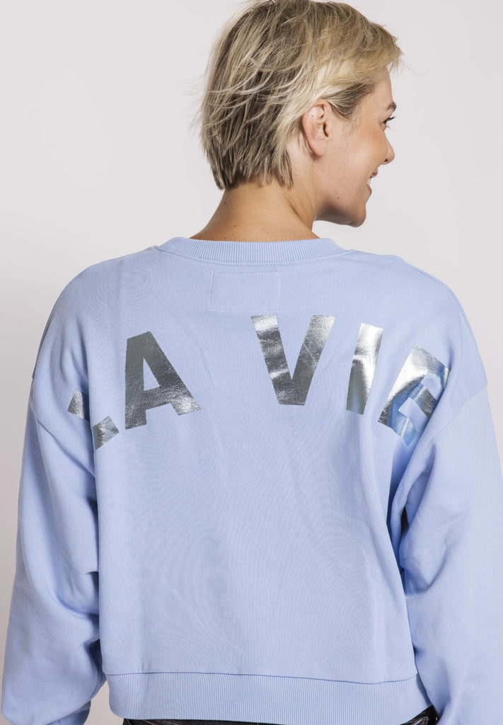 ZHRILL - UTE SWEATSHIRT - BLUE