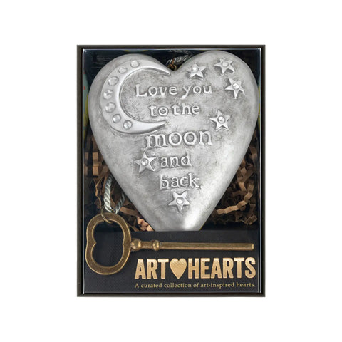 DEMDACO ART HEARTS - LOVE YOU TO THE MOON