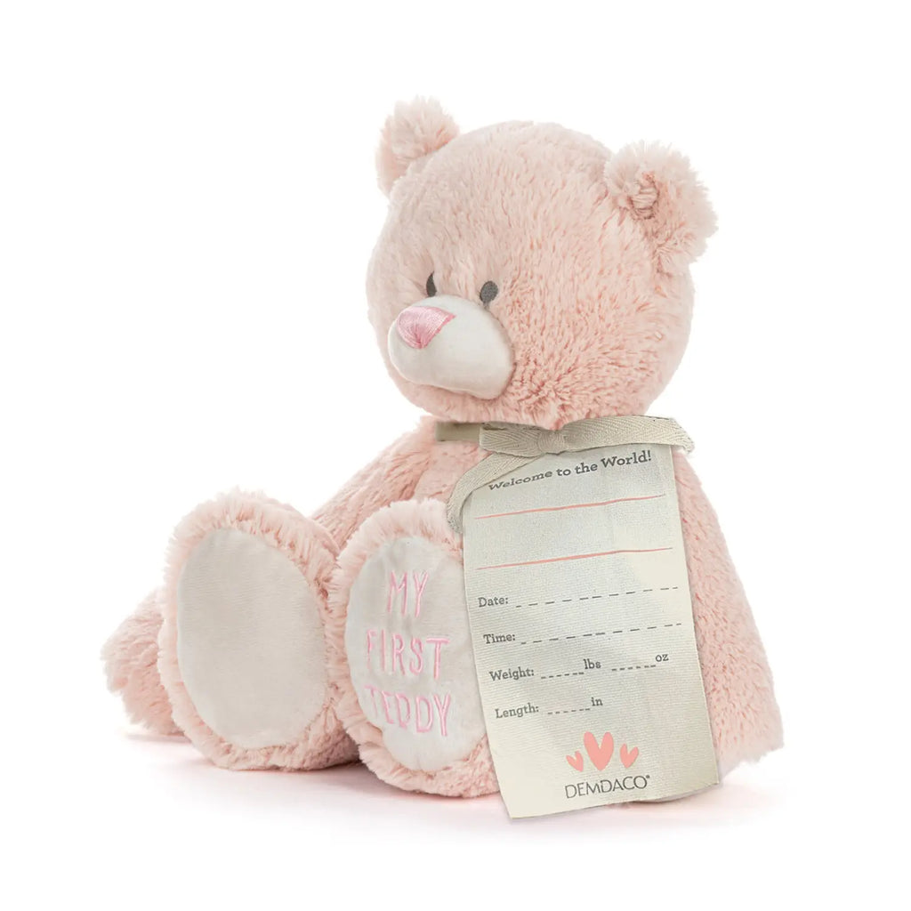 DEMDACO MY FIRST TEDDY - PINK 24CM