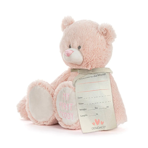 DEMDACO MY FIRST TEDDY - PINK 24CM