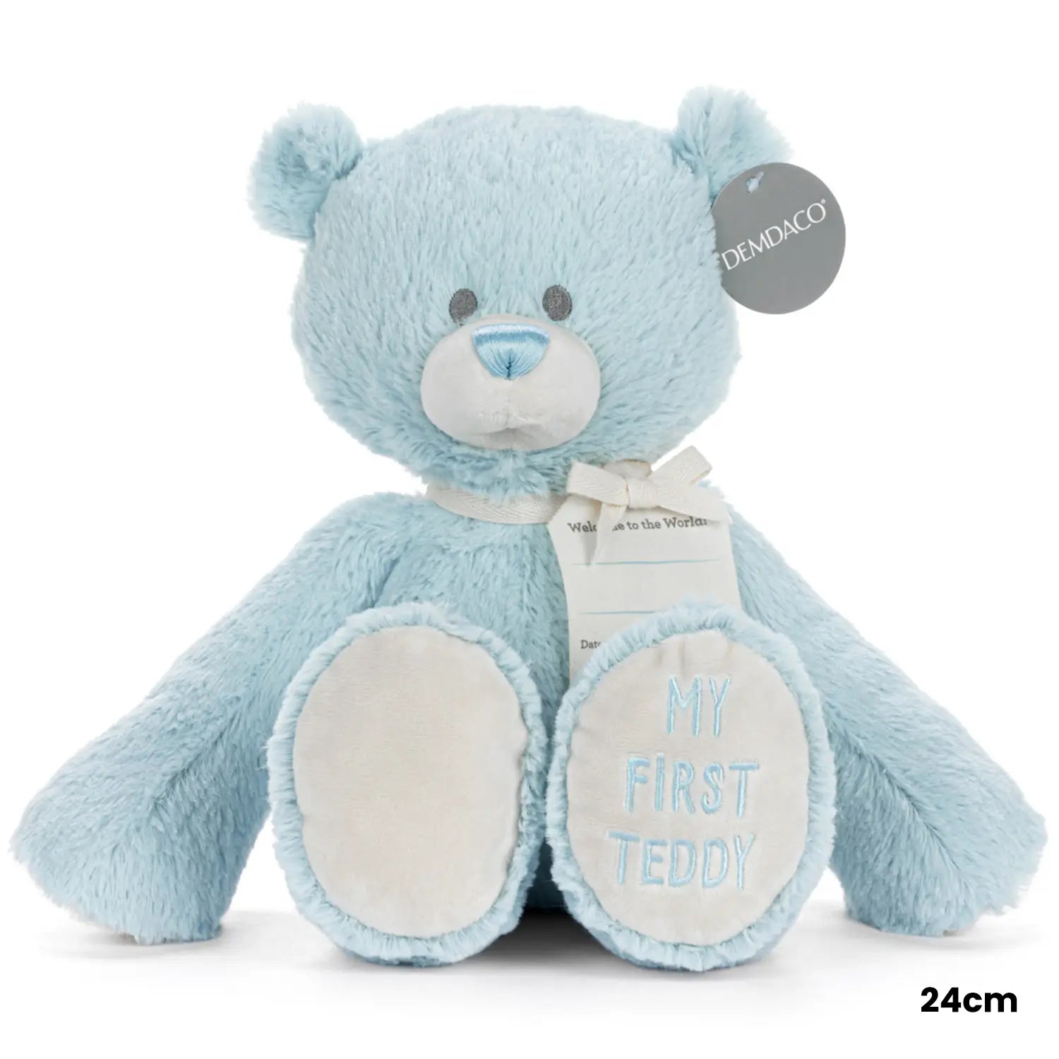 DEMDACO MY FIRST TEDDY - BLUE 24CM