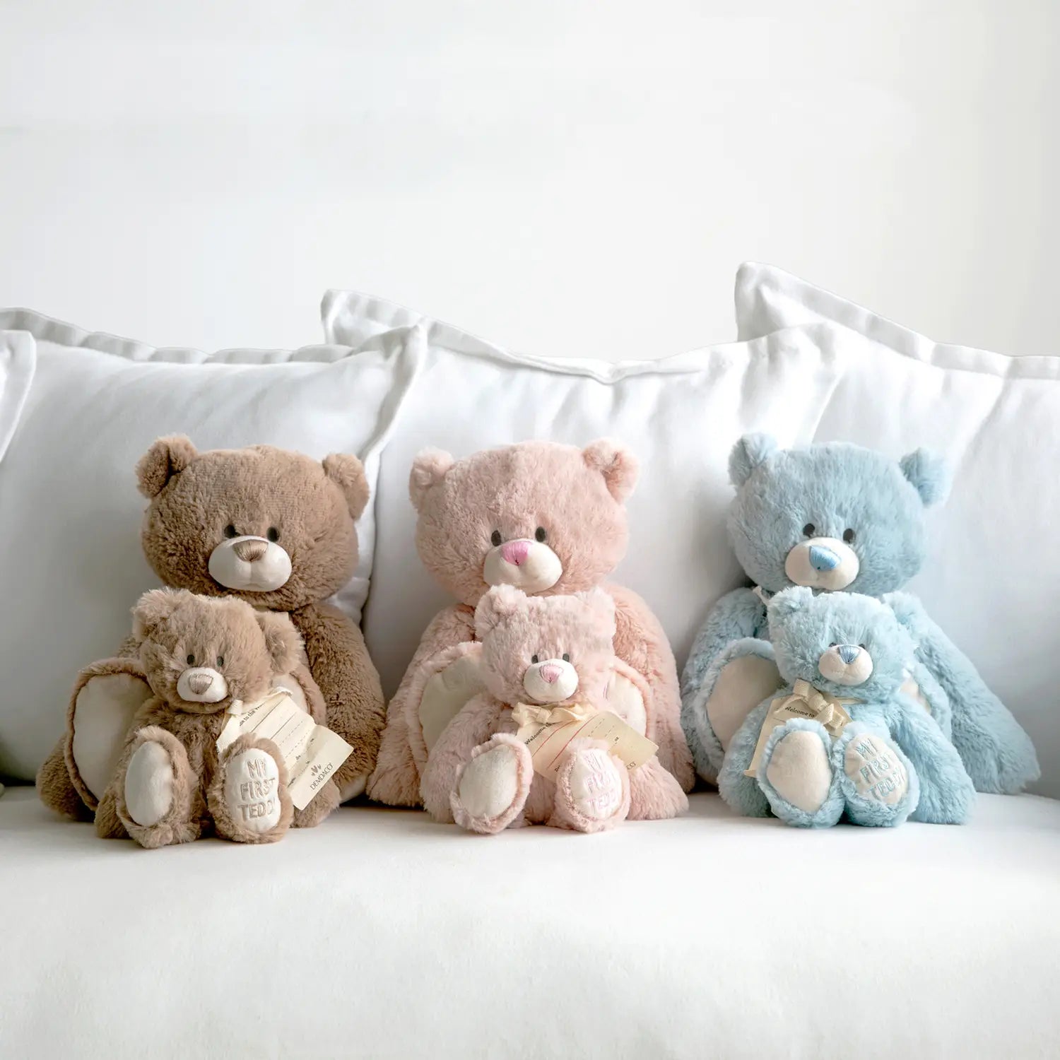 DEMDACO MY FIRST TEDDY - BLUE 24CM