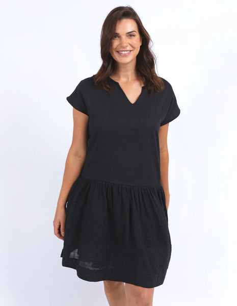 ELM   CLEMENTINE DRESS - BLACK