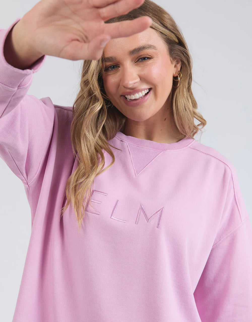 ELM  ESTABLISHED CREW - PEONY PINK