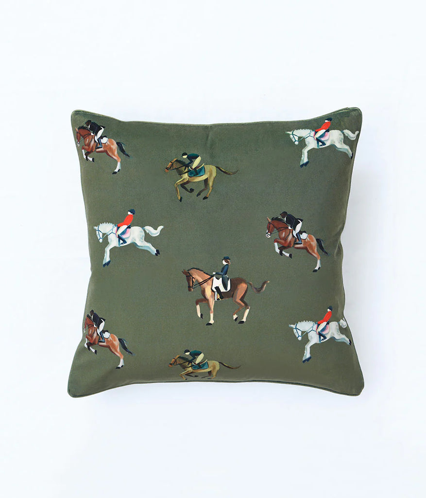 MM Linen EQUESTRIAN CUSHION