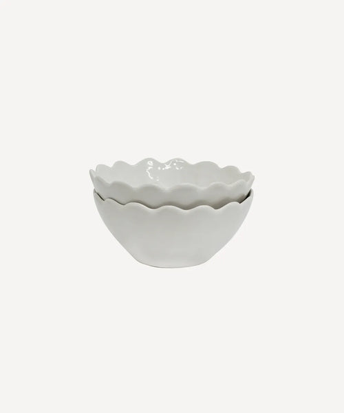 French Country PETAL CEREAL BOWL