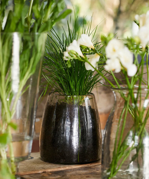 Dappled Clear Vase