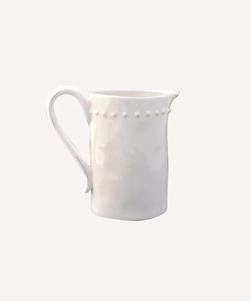 FRENCH COUNTRY - DOTTY JUG - WHITE