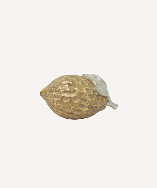 French Country  -  GOLD LEMON ORNAMENT