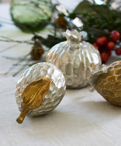 French Country  -  SILVER LEMON ORNAMENT