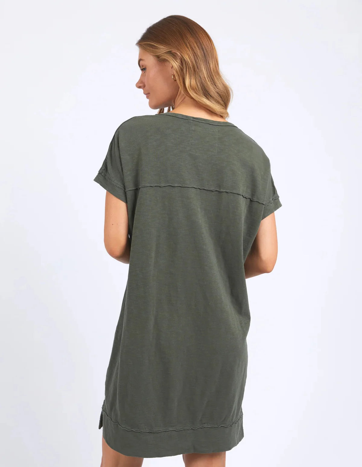 Foxwood - ALLISON TEE DRESS - KHAKI