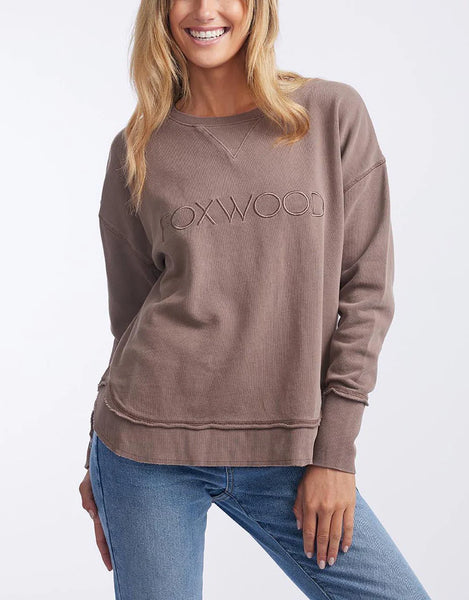 Foxwood - Simplified Crew - CHOCOLATE BROWN