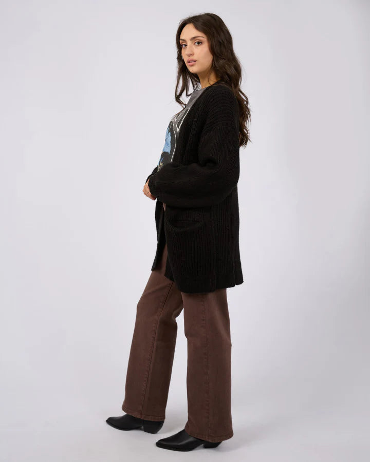 AAE Franco Knit Cardi - Black