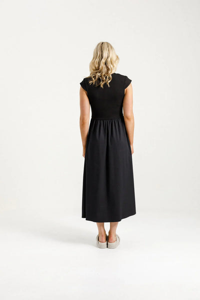 Homelee GIANNA DRESS - BLACK