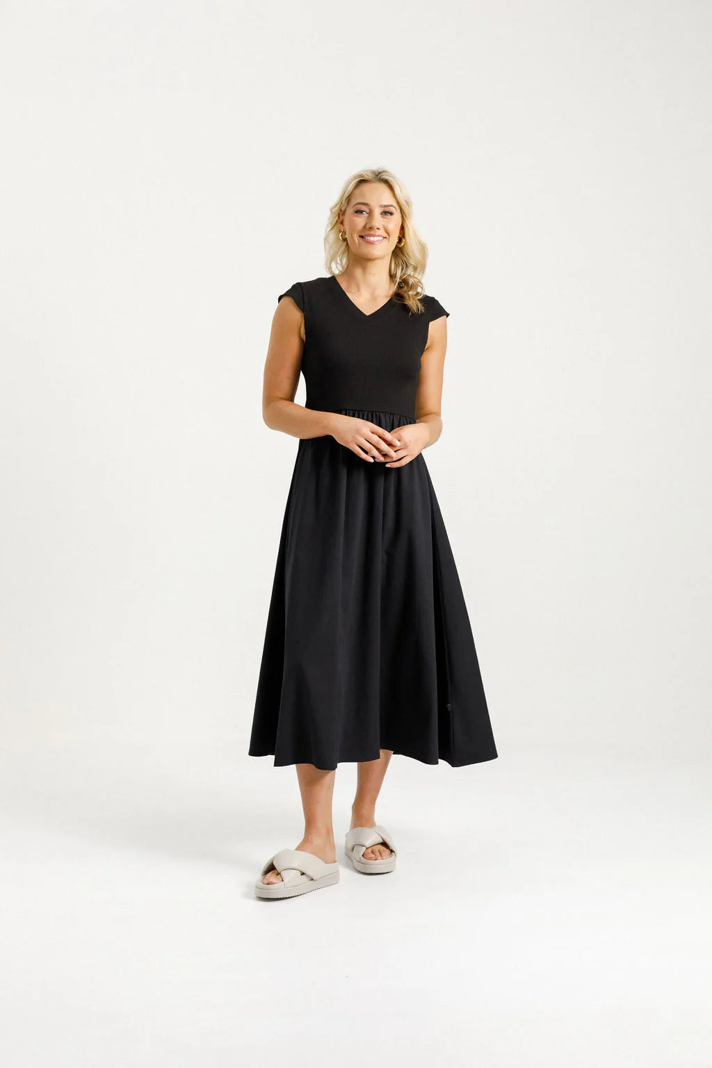 Homelee GIANNA DRESS - BLACK