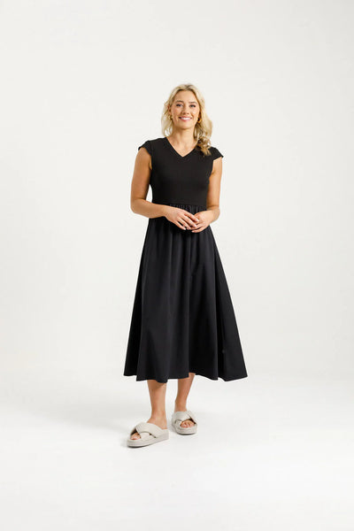 Homelee GIANNA DRESS - BLACK