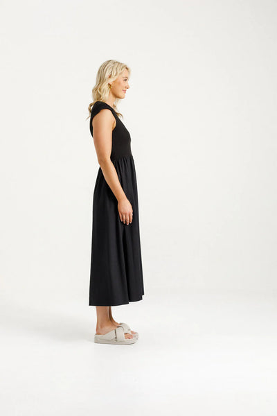 Homelee GIANNA DRESS - BLACK