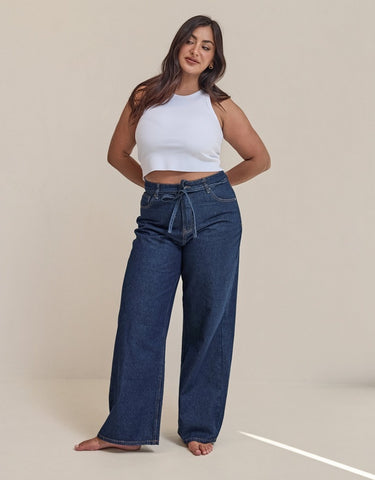 ALL ABOUT EVE - GIA HIGH RISE BAGGY JEANS - DENIM