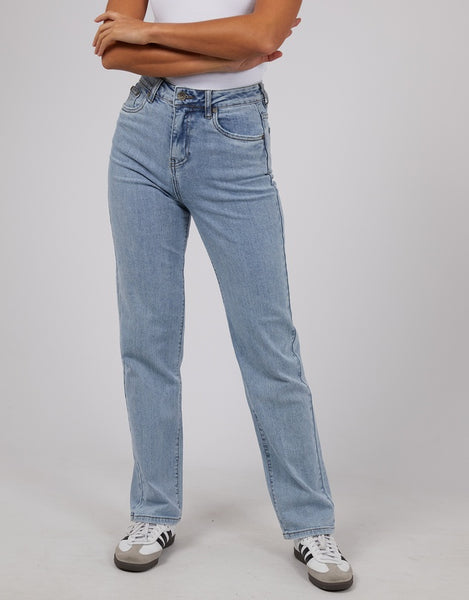 Silent Theory - MILA COMFORT STRAIGHT JEANS - LIGHT BLUE