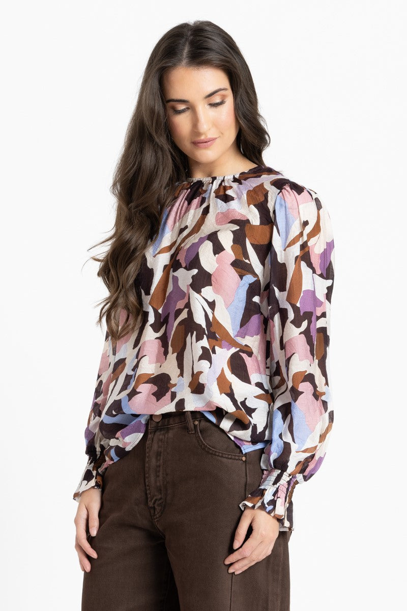 LEILA + LUCA - NEW YORK TOP - CHOCOLATE MYSTIQUE