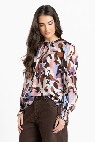 LEILA + LUCA - NEW YORK TOP - CHOCOLATE MYSTIQUE