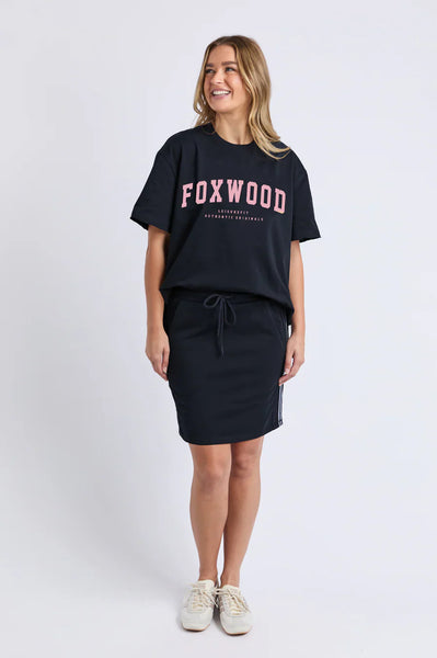 Foxwood - INTERVAL TEE - NAVY/NEON PINK