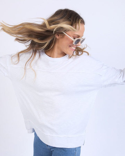 Foxwood - JAYNE THROW ON TOP - WHITE