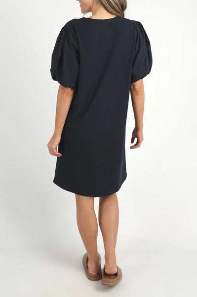 ELM   JOY DRESS - NAVY